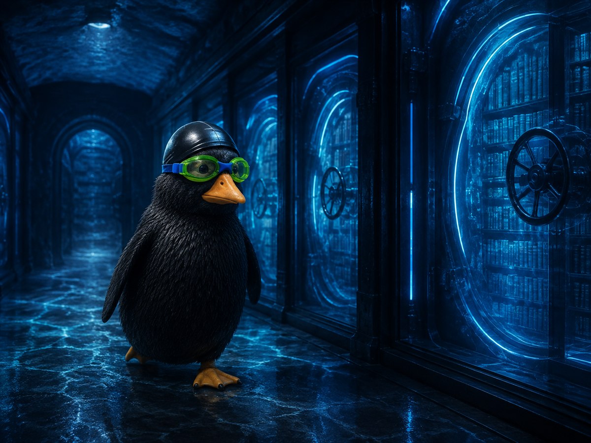 NAS BLACK inside a secret underwater archive